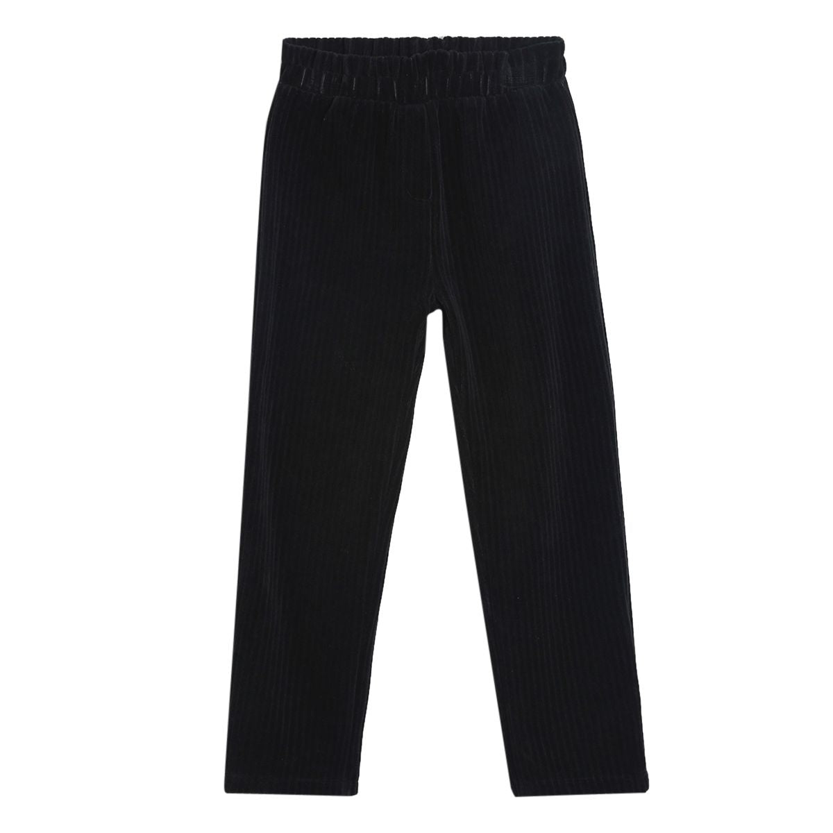 Girls Black Pack Of 1 Knit Pant