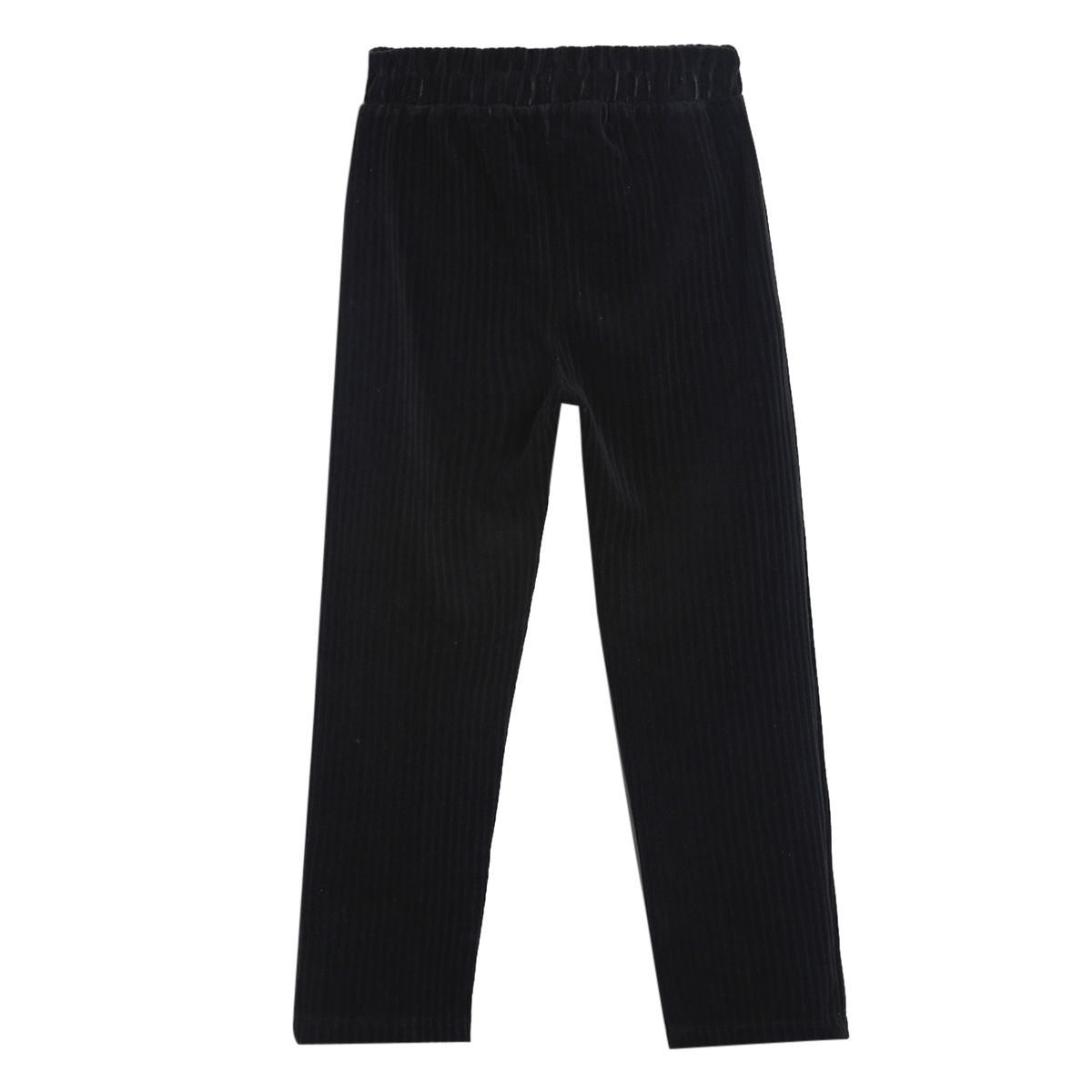 Girls Black Pack Of 1 Knit Pant