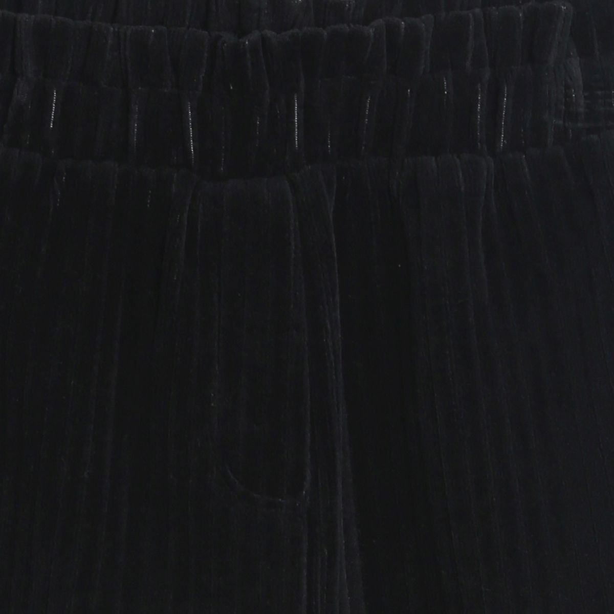 Girls Black Pack Of 1 Knit Pant