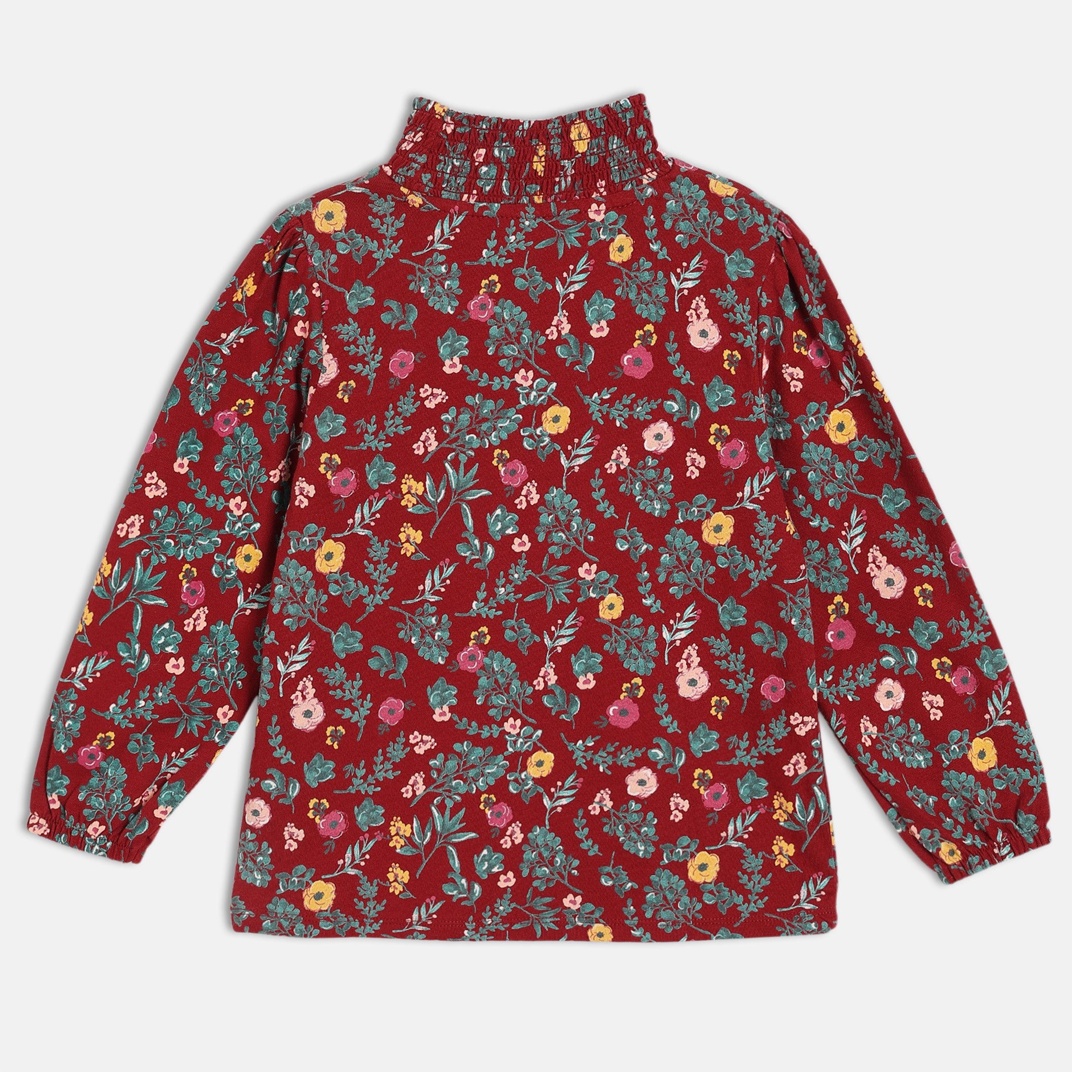 Girls Rust Knit Top