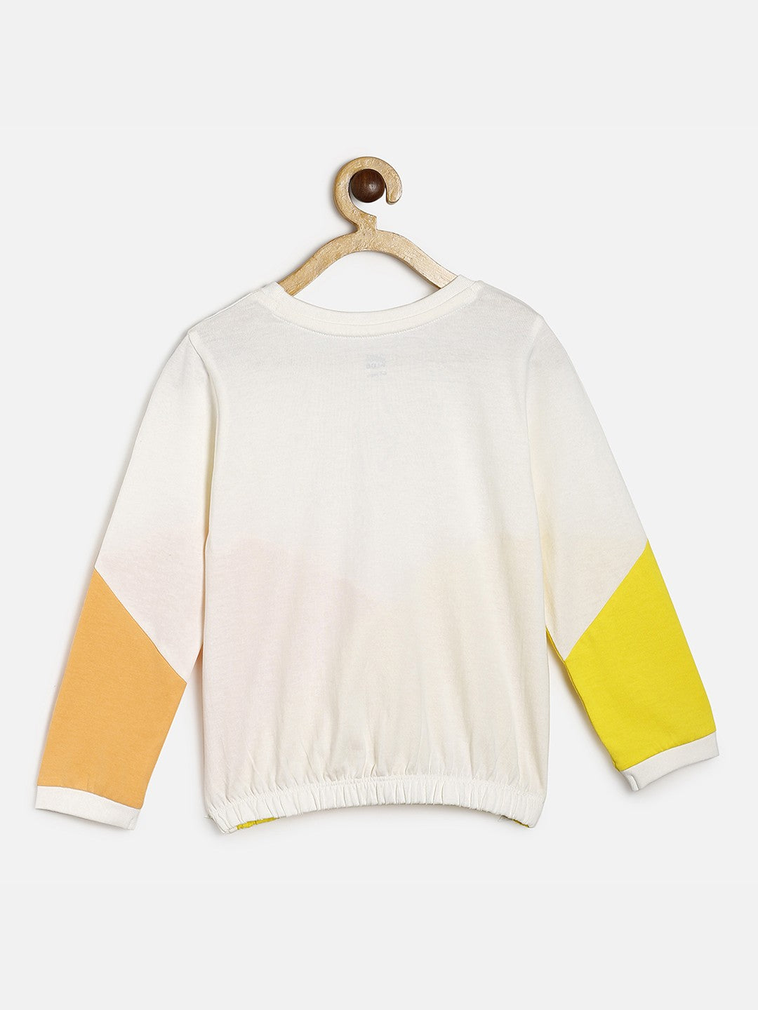Girls White Knit Top