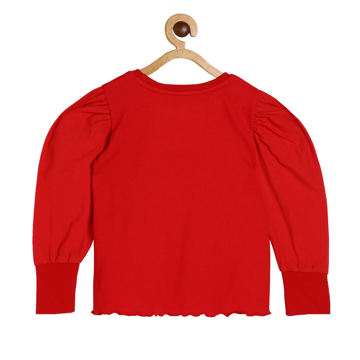 Girls Red Pack Of 1 Knit Top