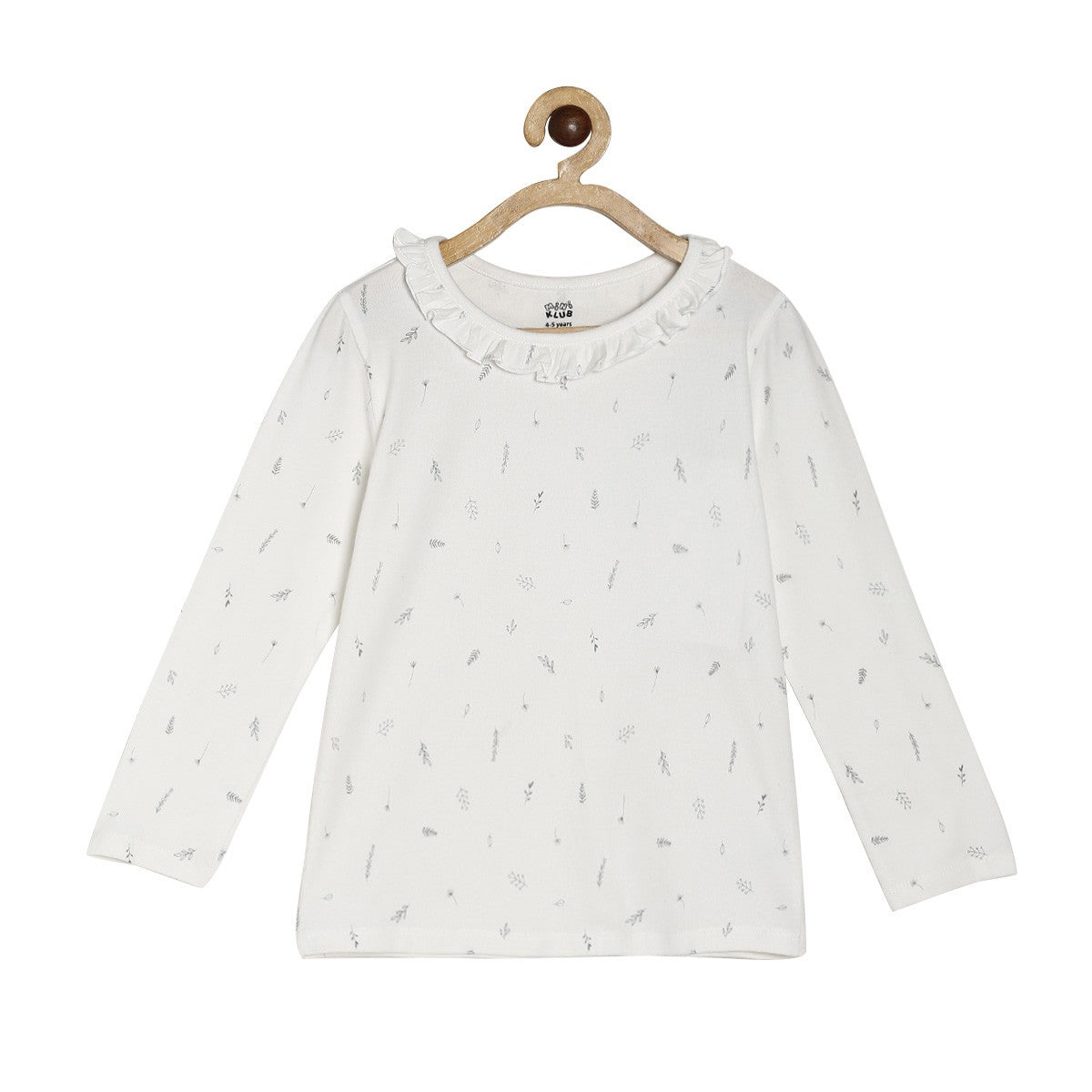 Girls White Pack Of 1 Knit Top