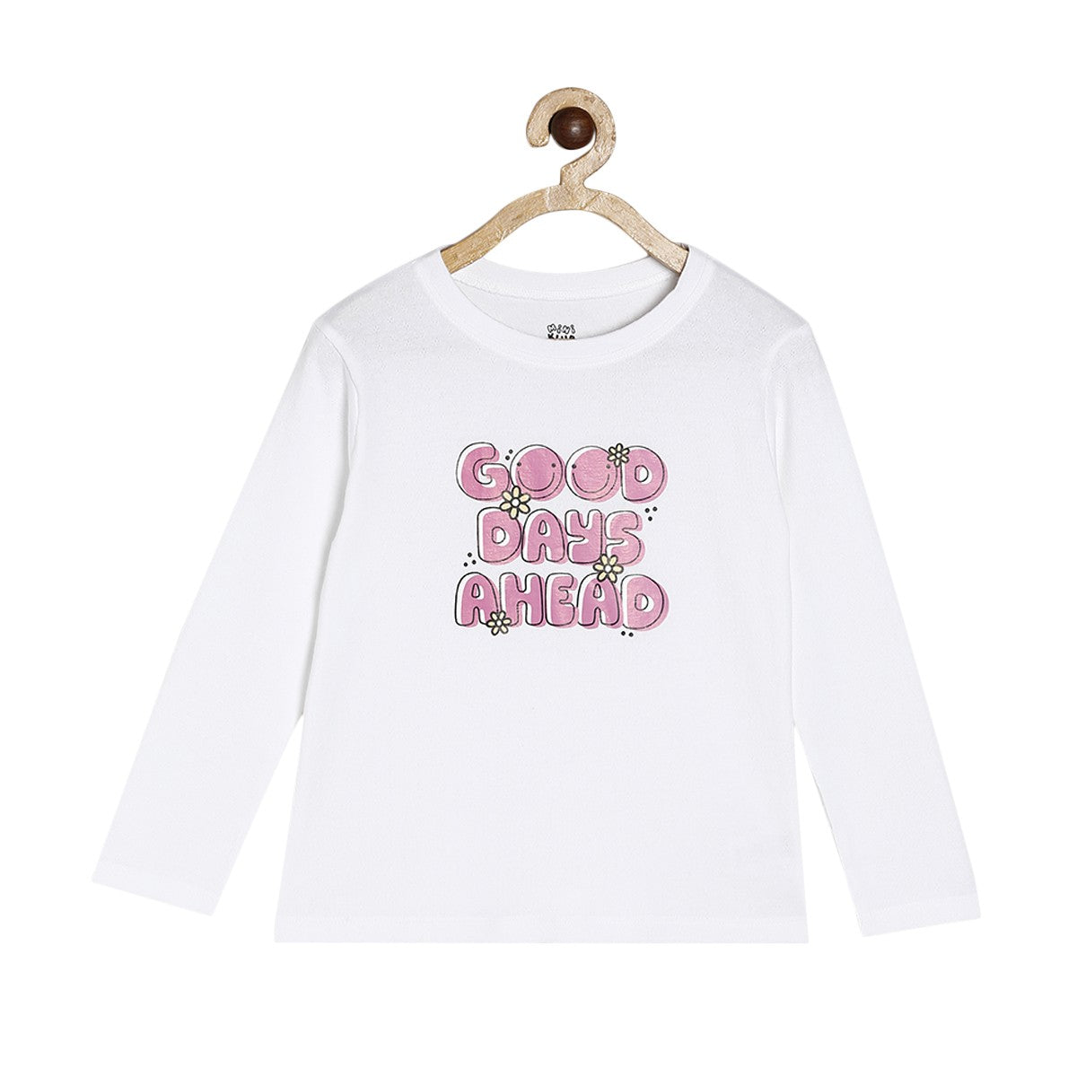 Girls White Pack Of 1 Knit Top