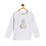 Girls Grey Pack Of 1 Knit Top