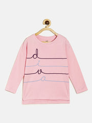 Girls Pink Pack Of 1 Knit Top
