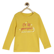Girls Yellow Pack Of 1 Knit Top