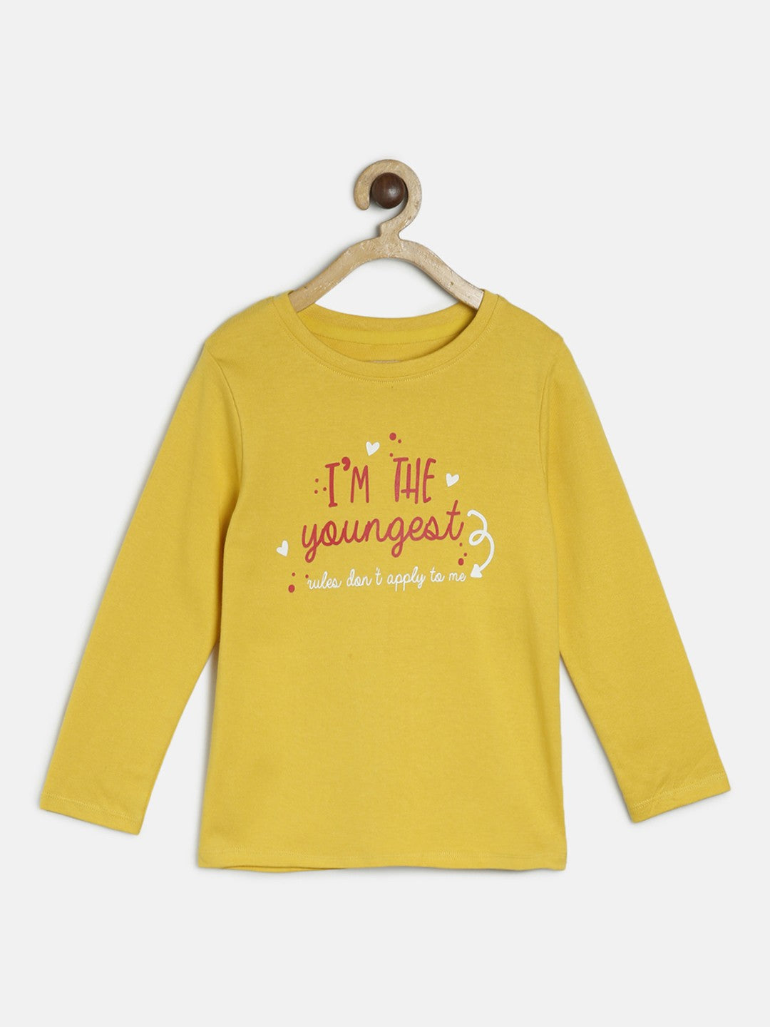 Girls Knit Top - Yellow