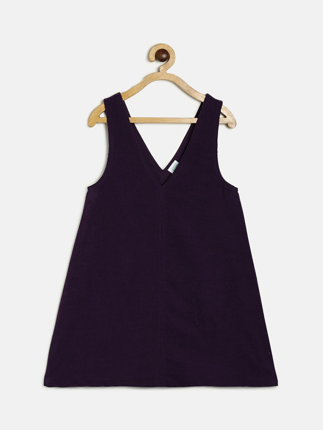 Girls Purple Pinny Set
