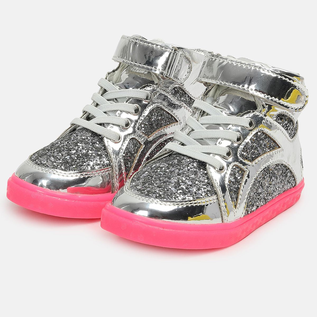 Girls Silver Boots