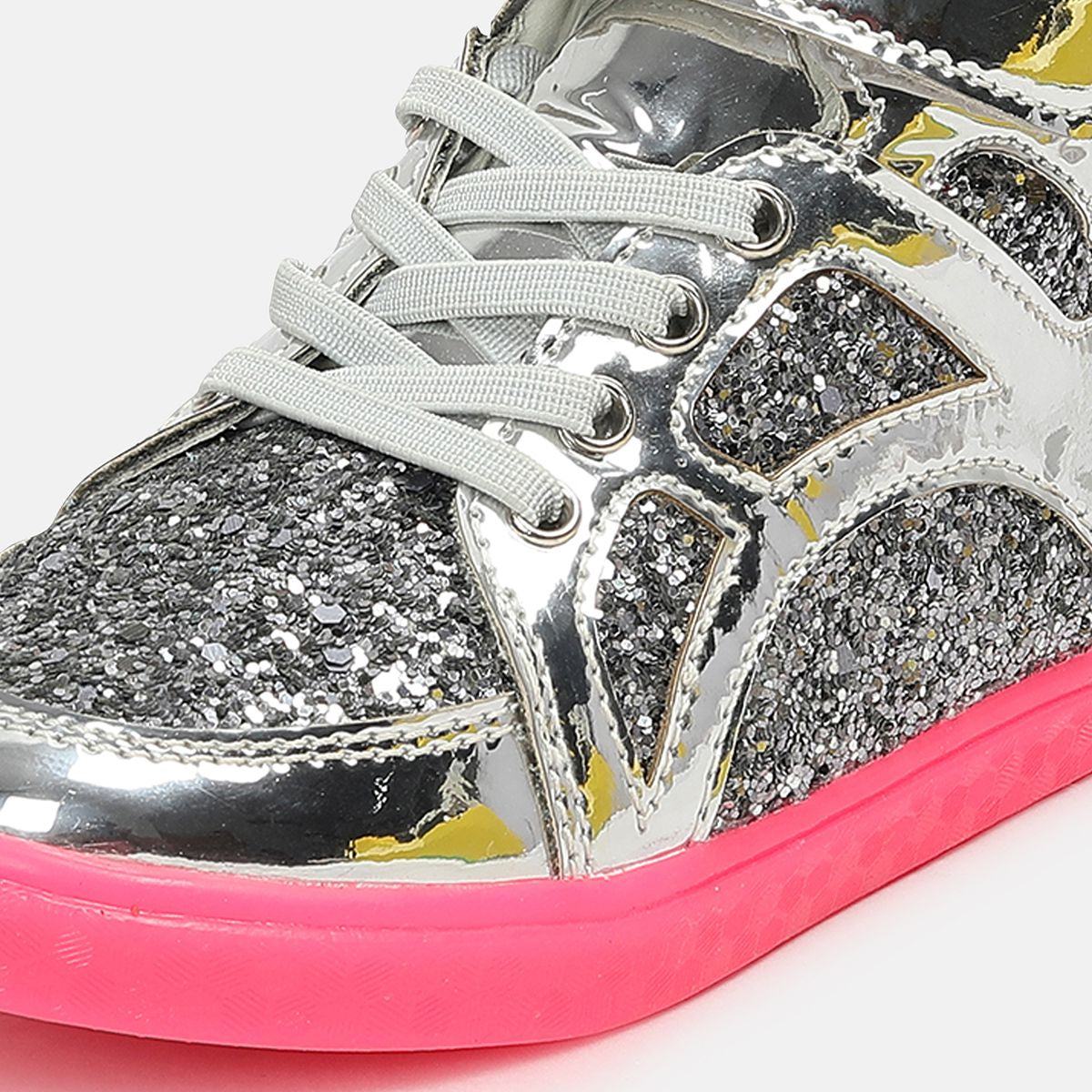 Girls Silver Boots