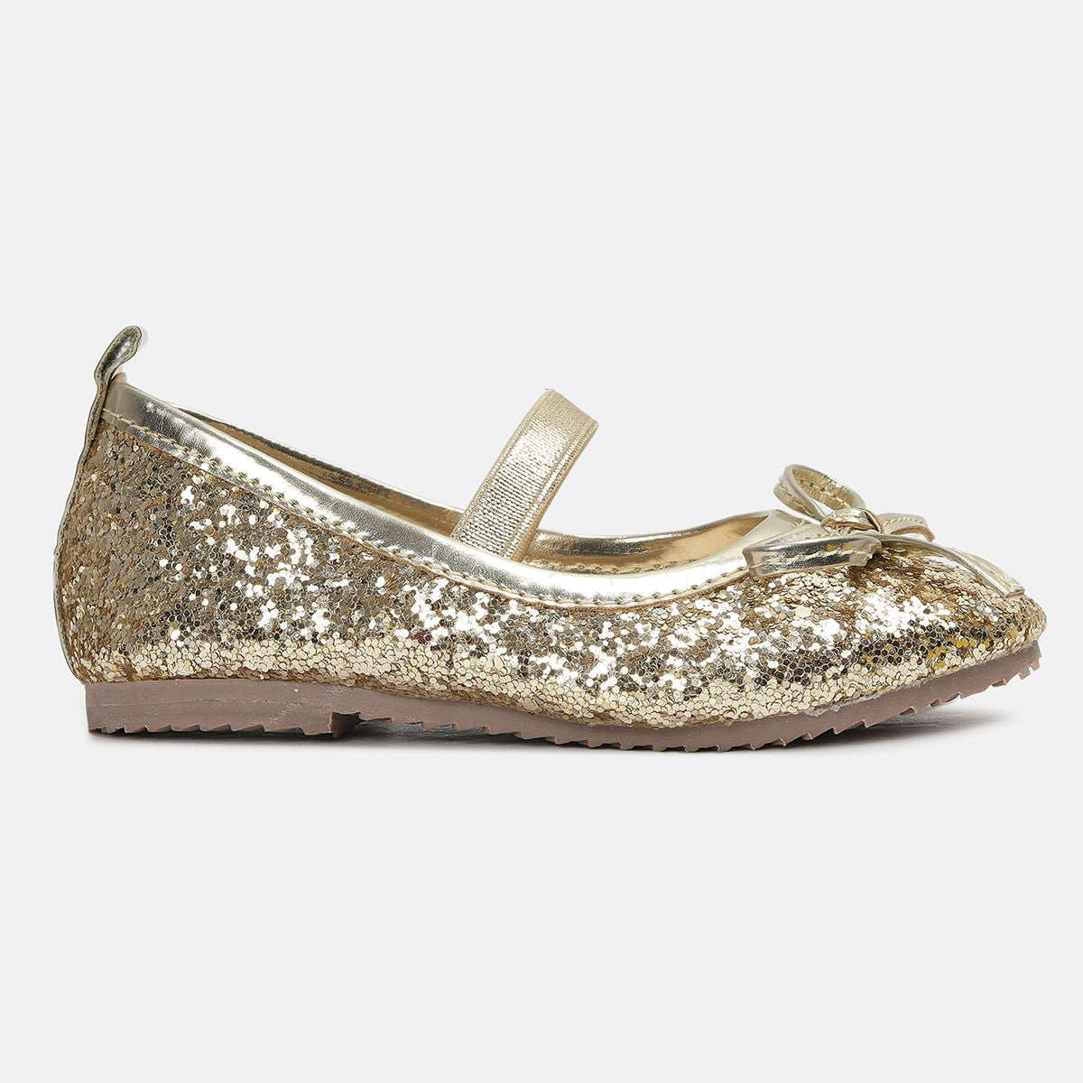 Girls Gold Ballerinass