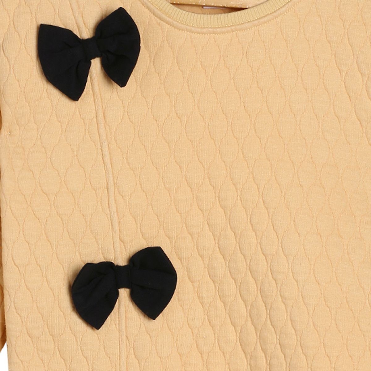 Girls Beige Pack Of 1 Sweat Shirt