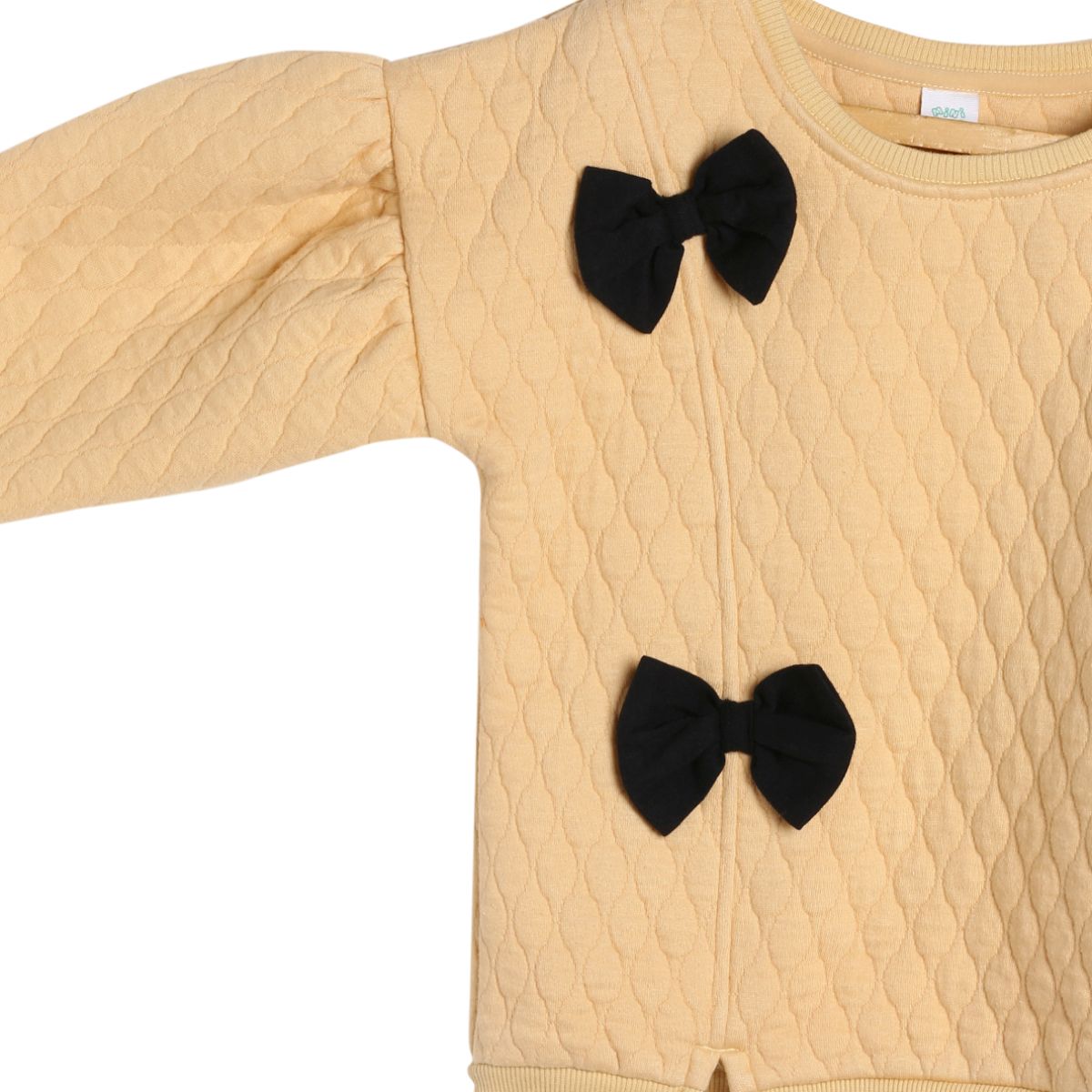 Girls Beige Pack Of 1 Sweat Shirt