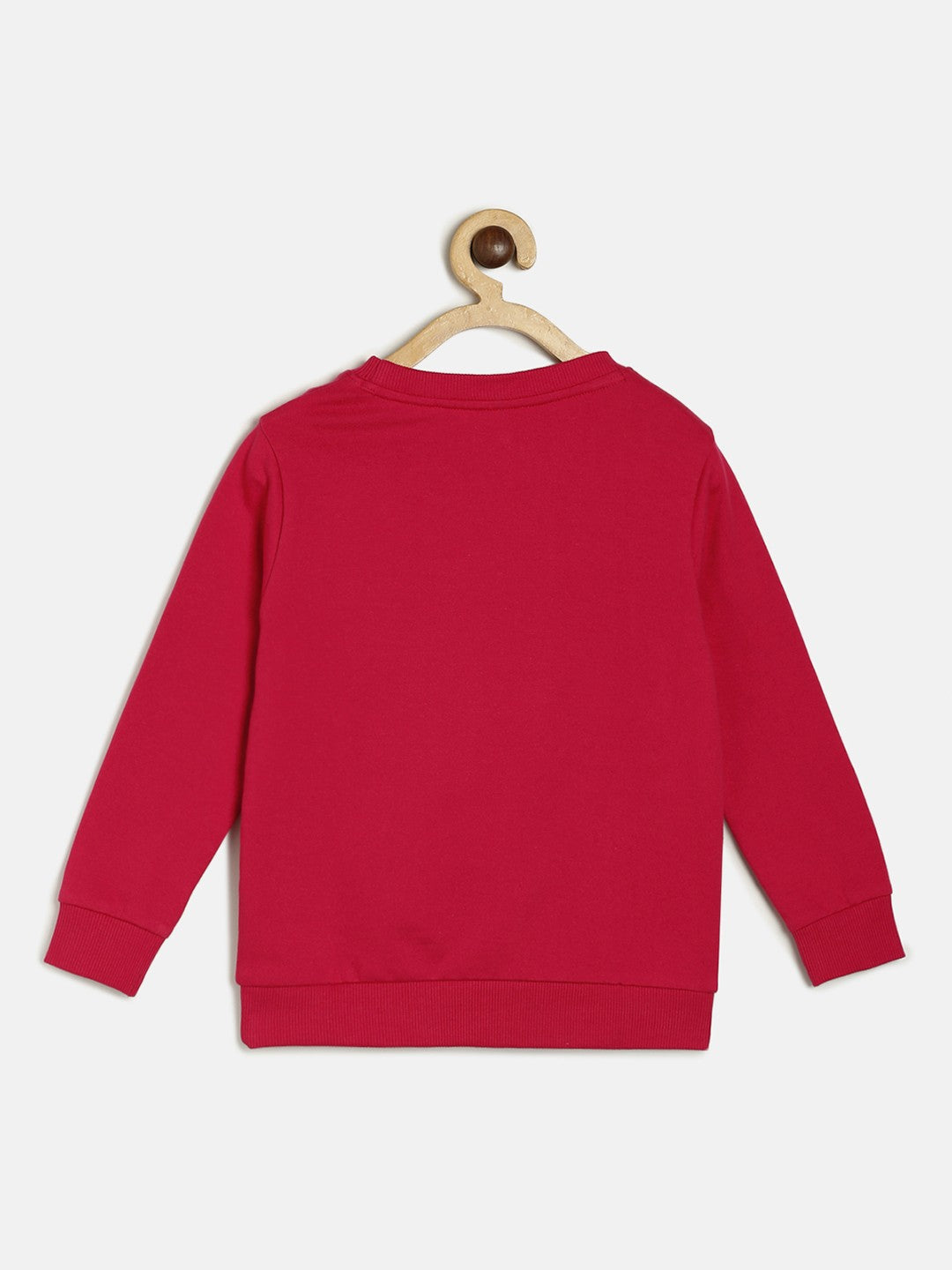 Girls Pink Pack Of 1 Sweat Shirt