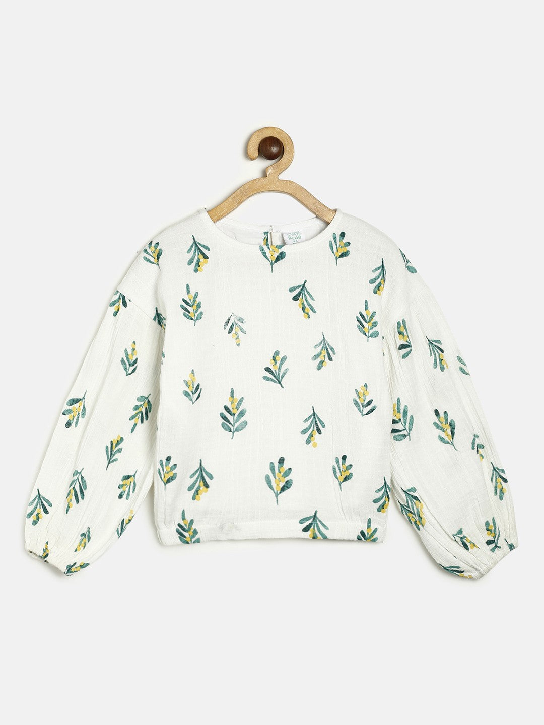 Girls Marshmallow Pack Of 1 Woven Top