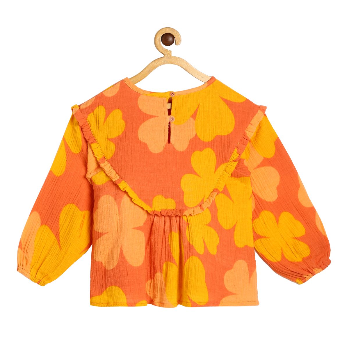 Girls Coral Pack Of 1 Woven Top