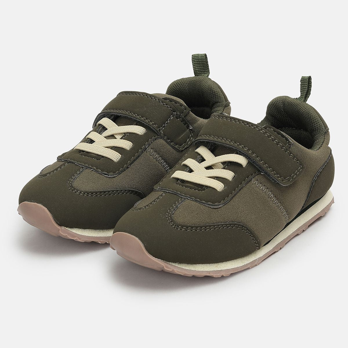 Miniklub Boys Green Color Pair of Hard Sole Sneakers