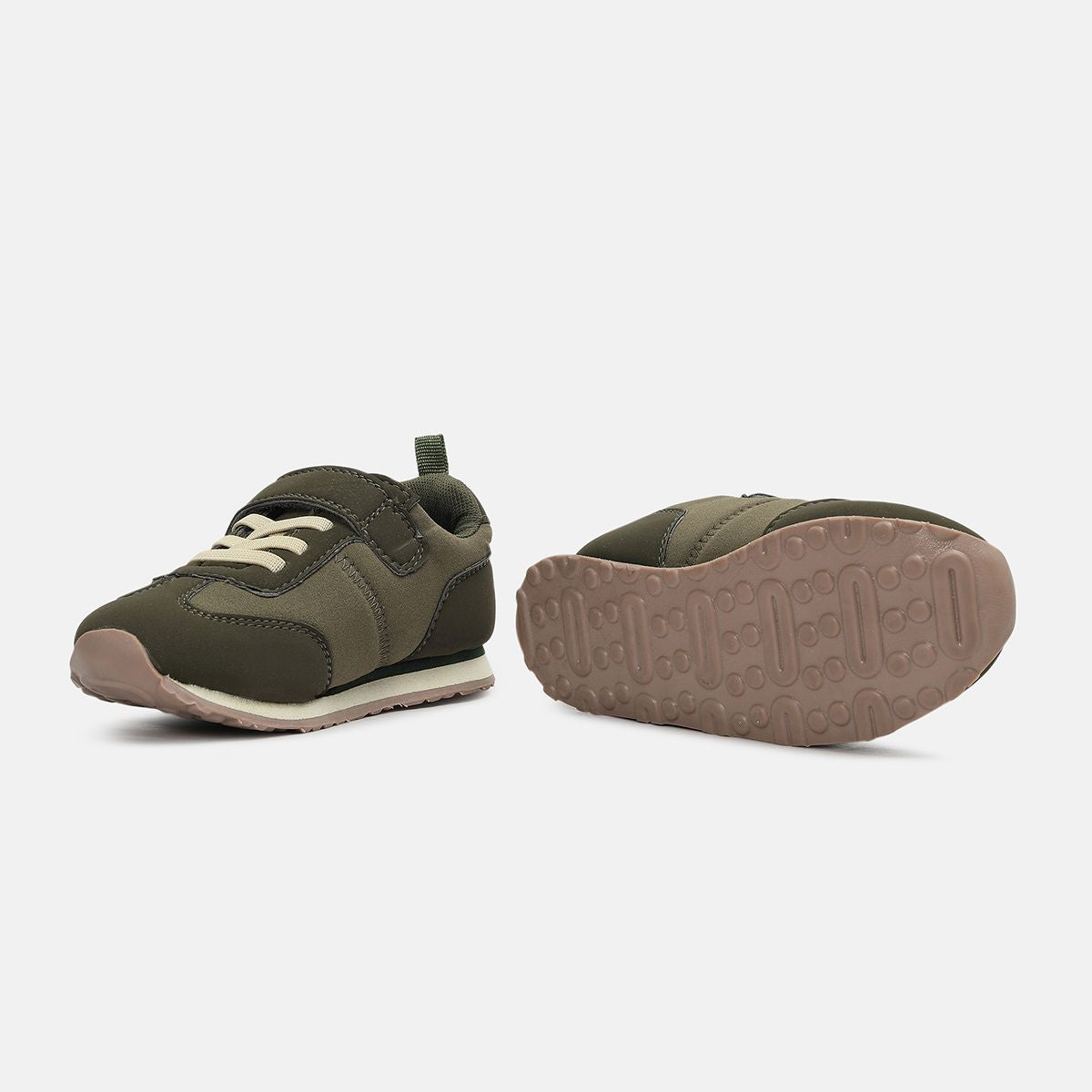 Miniklub Boys Green Color Pair of Hard Sole Sneakers