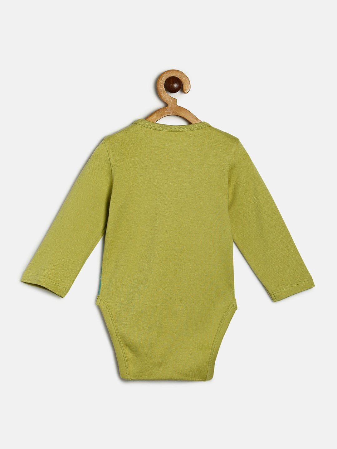 Boys Pack Of 3 Body Suit - Green/ Marshmallow