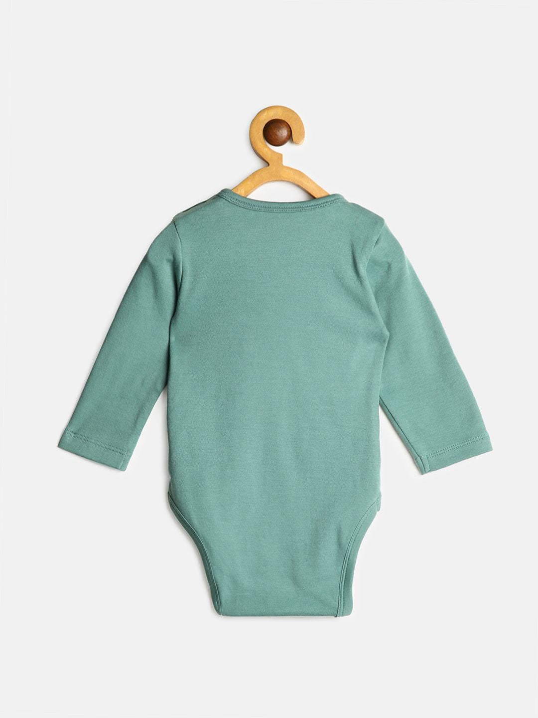 Boys Pack Of 3 Body Suit - Blue/ Peach/ Green