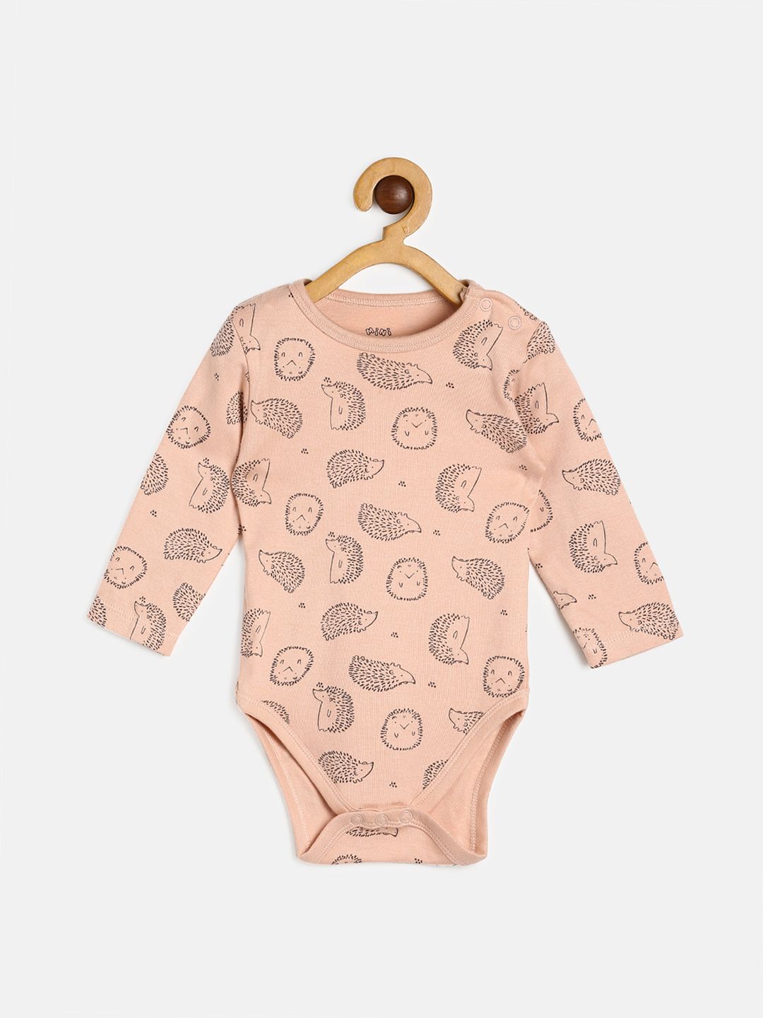 Boys Pack Of 3 Body Suit - Blue/ Peach/ Green