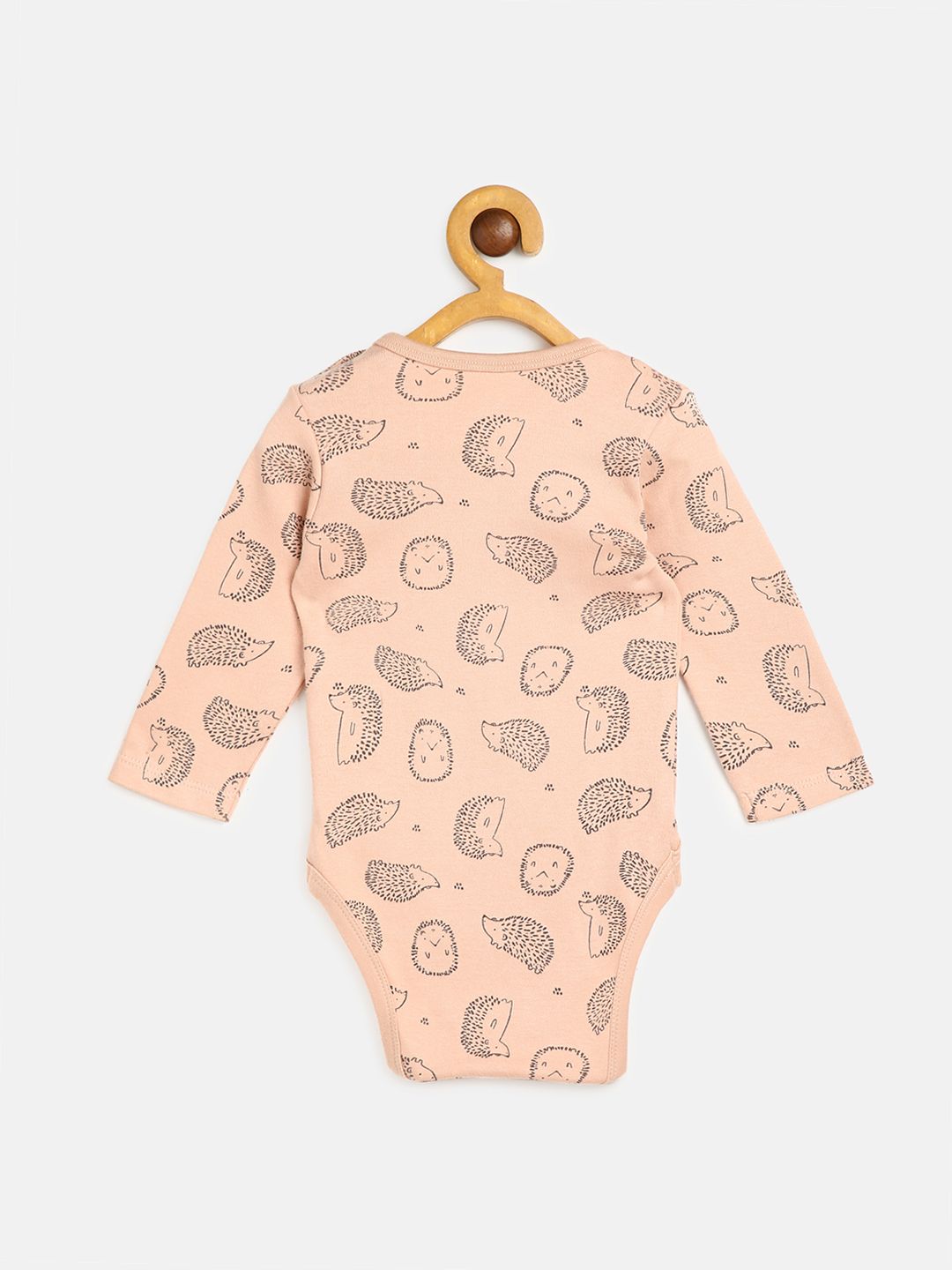 Boys Pack Of 3 Body Suit - Blue/ Peach/ Green