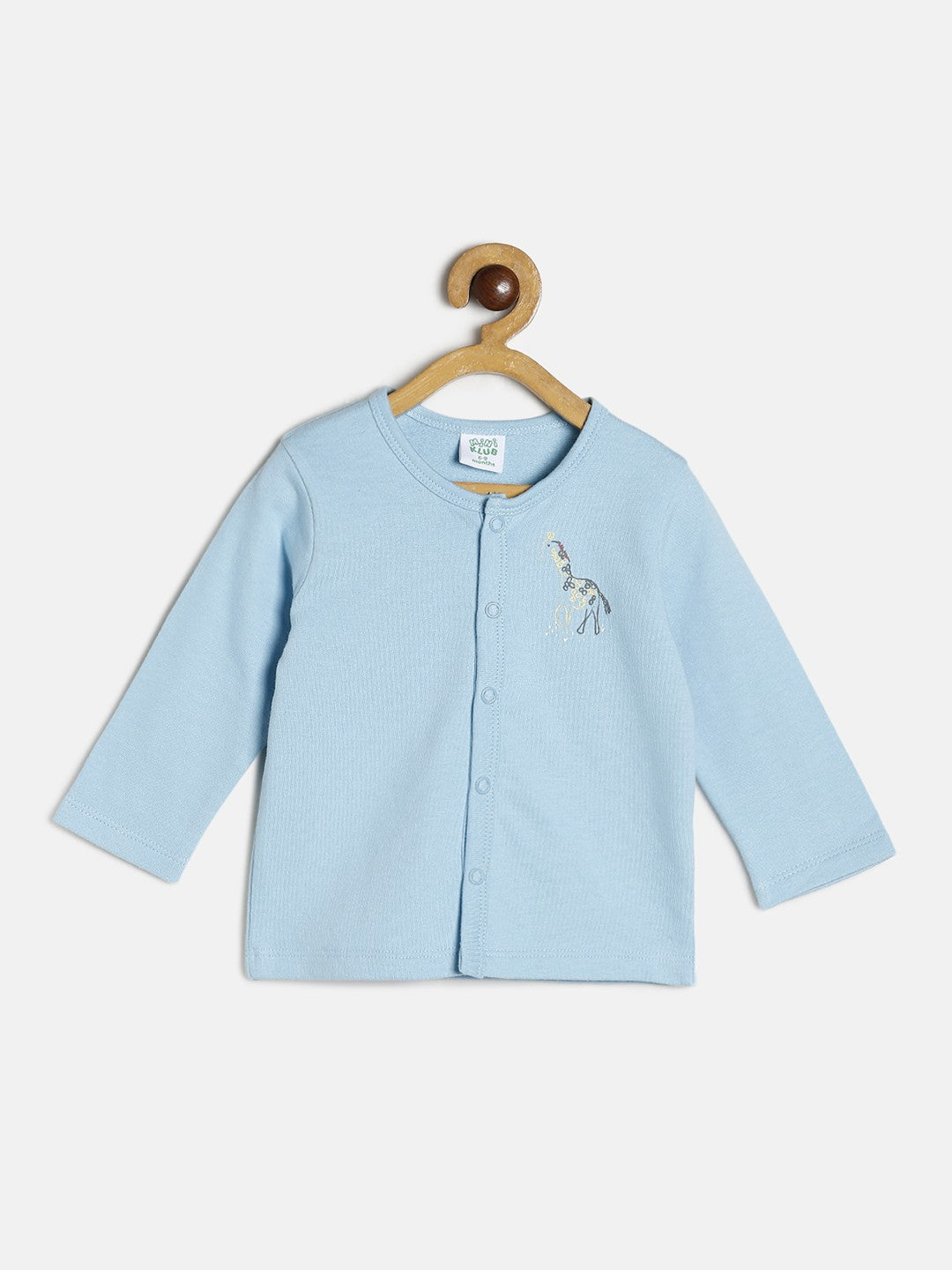 Boys Pack Of 3 Front Open Vest - Blue/ Grey/ Mustard