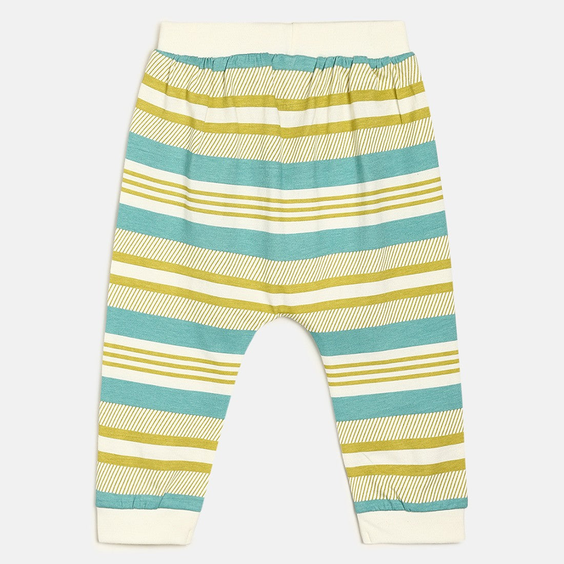 Boys Pack Of 3 Knit Bottom - Green/ Maroon