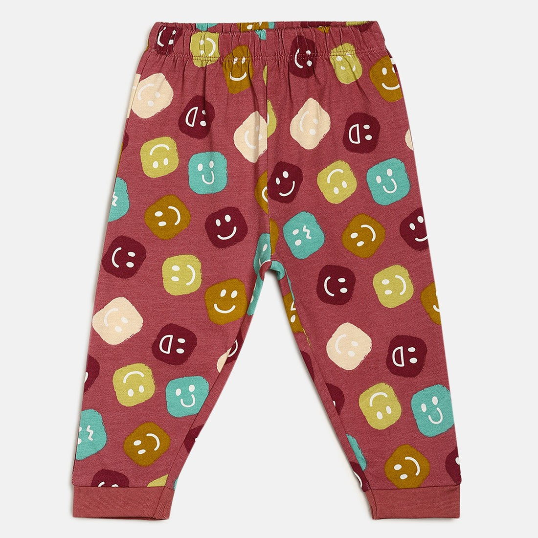 Boys Pack Of 3 Knit Bottom - Brown/ Marshmallow/ Maroon