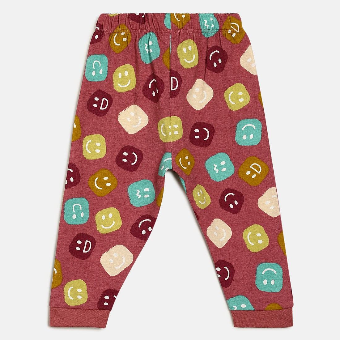 Boys Pack Of 3 Knit Bottom - Brown/ Marshmallow/ Maroon