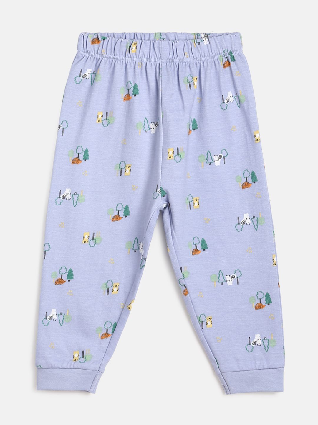 Boys Pack Of 3 Knit Bottom - Blue/ Peach/ Orange