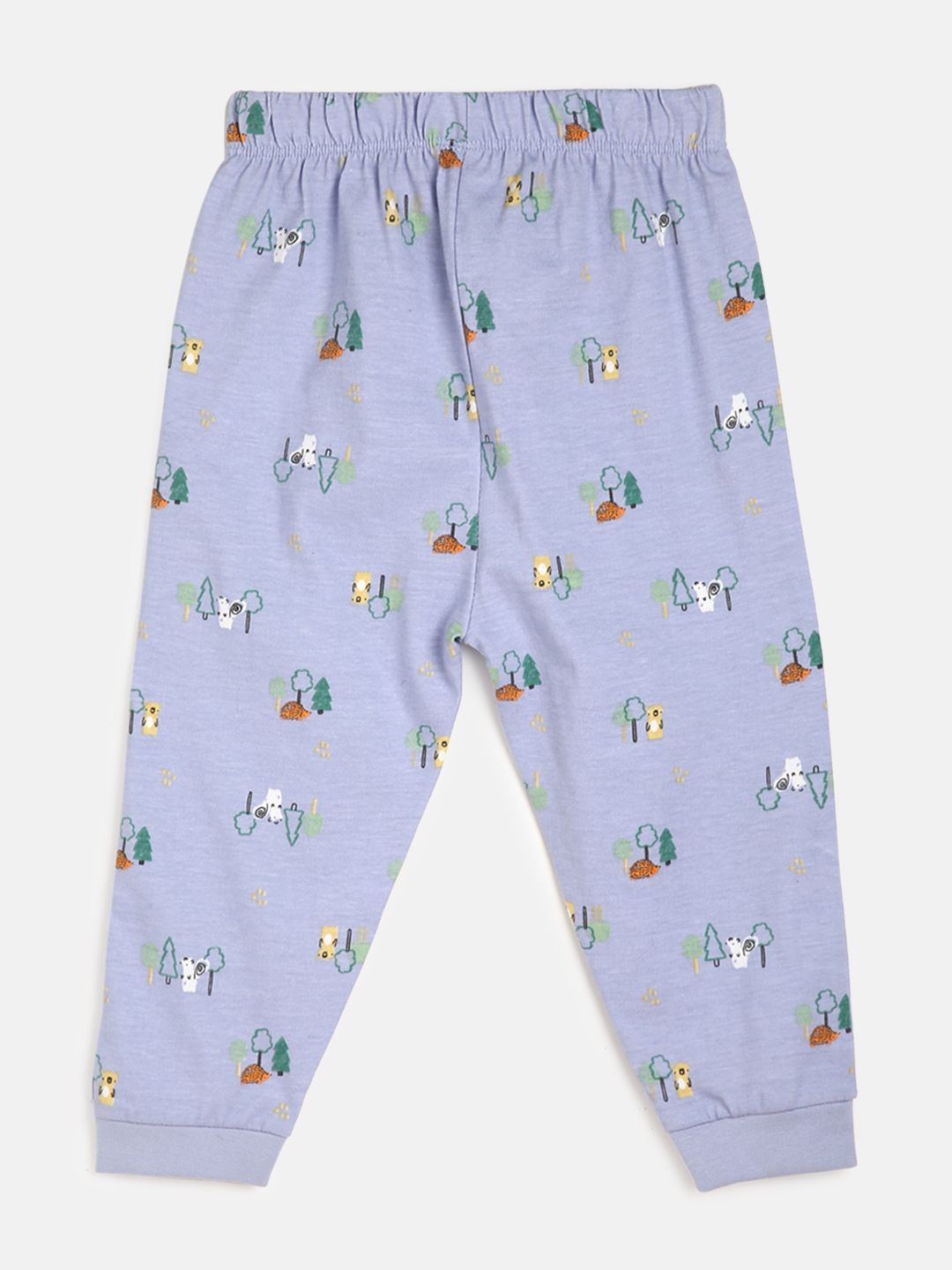Boys Pack Of 3 Knit Bottom - Blue/ Peach/ Orange