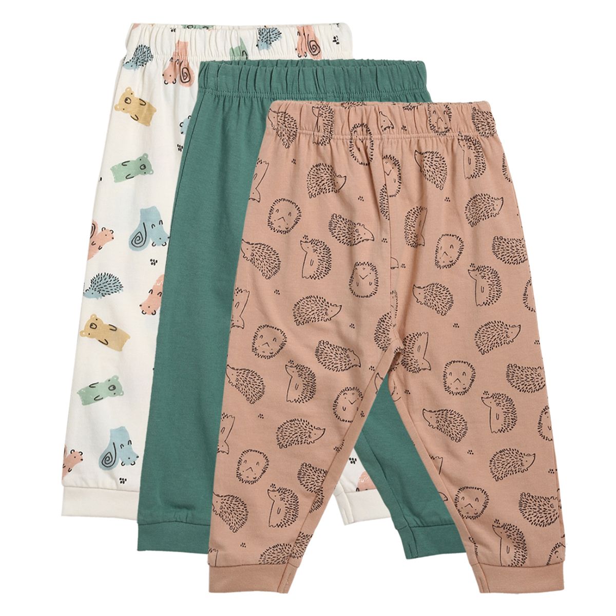 Boys Multicolor Pack Of 3 Knit Bottom