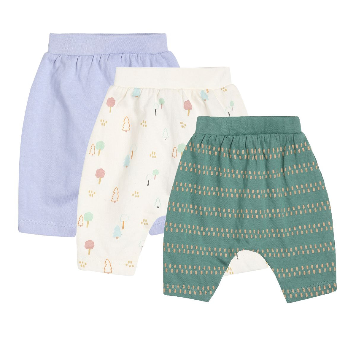 Boys Multicolor Pack Of 3 Knit Bottom