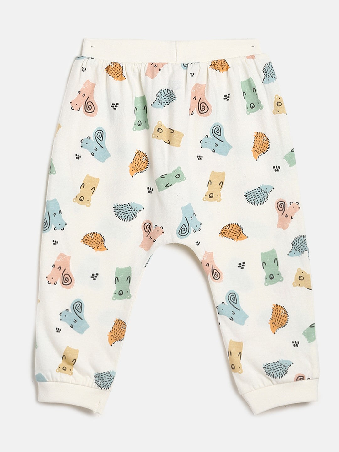 Boys Pack Of 3 Knit Bottom - Blue/ Orange/ Marshmallow