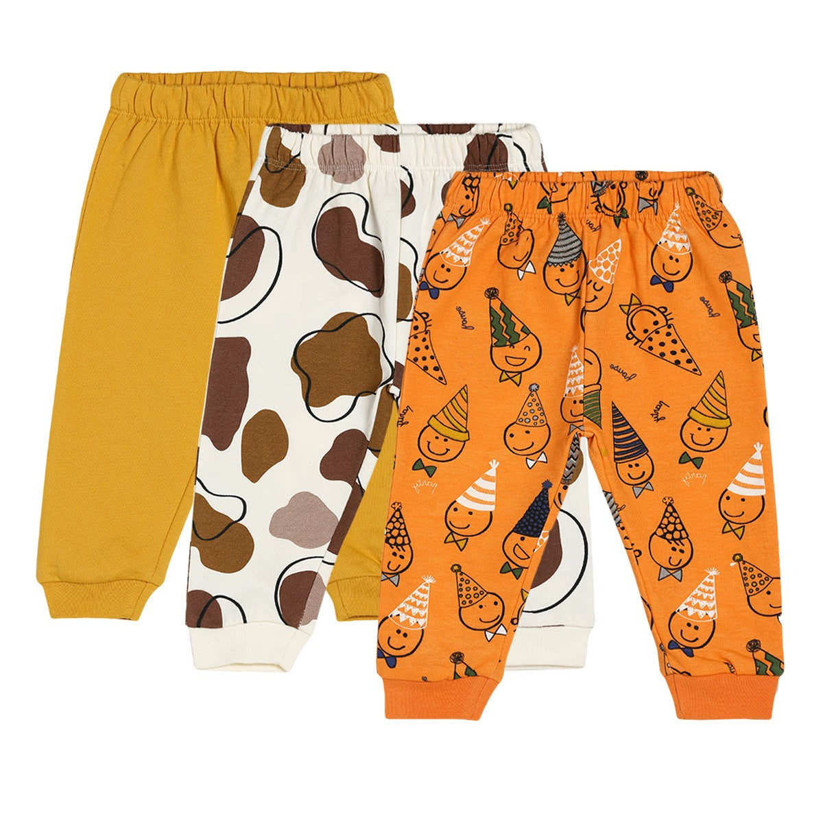 Boys Multicolor Pack Of 3 Knit Bottom