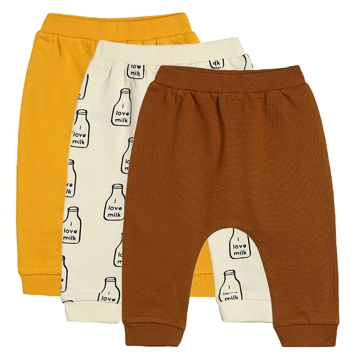 Boys Multicolor Pack Of 3 Knit Bottom