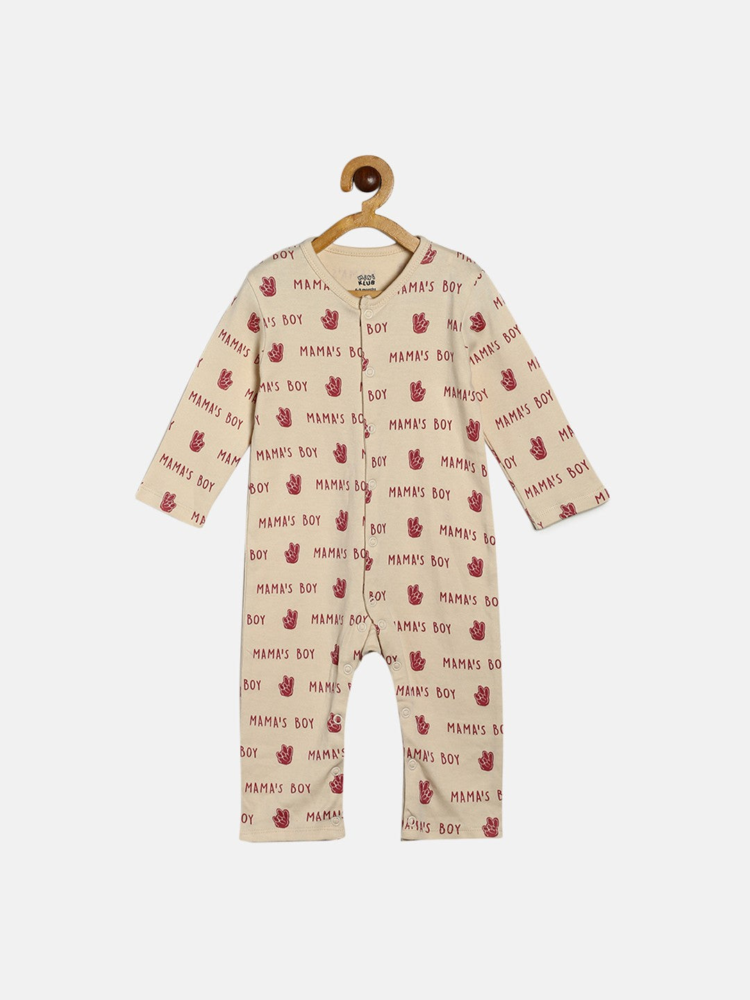 Boys Maroon Pack Of 2 Romper