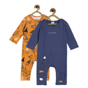 Boys Multicolor Pack Of 2 Romper