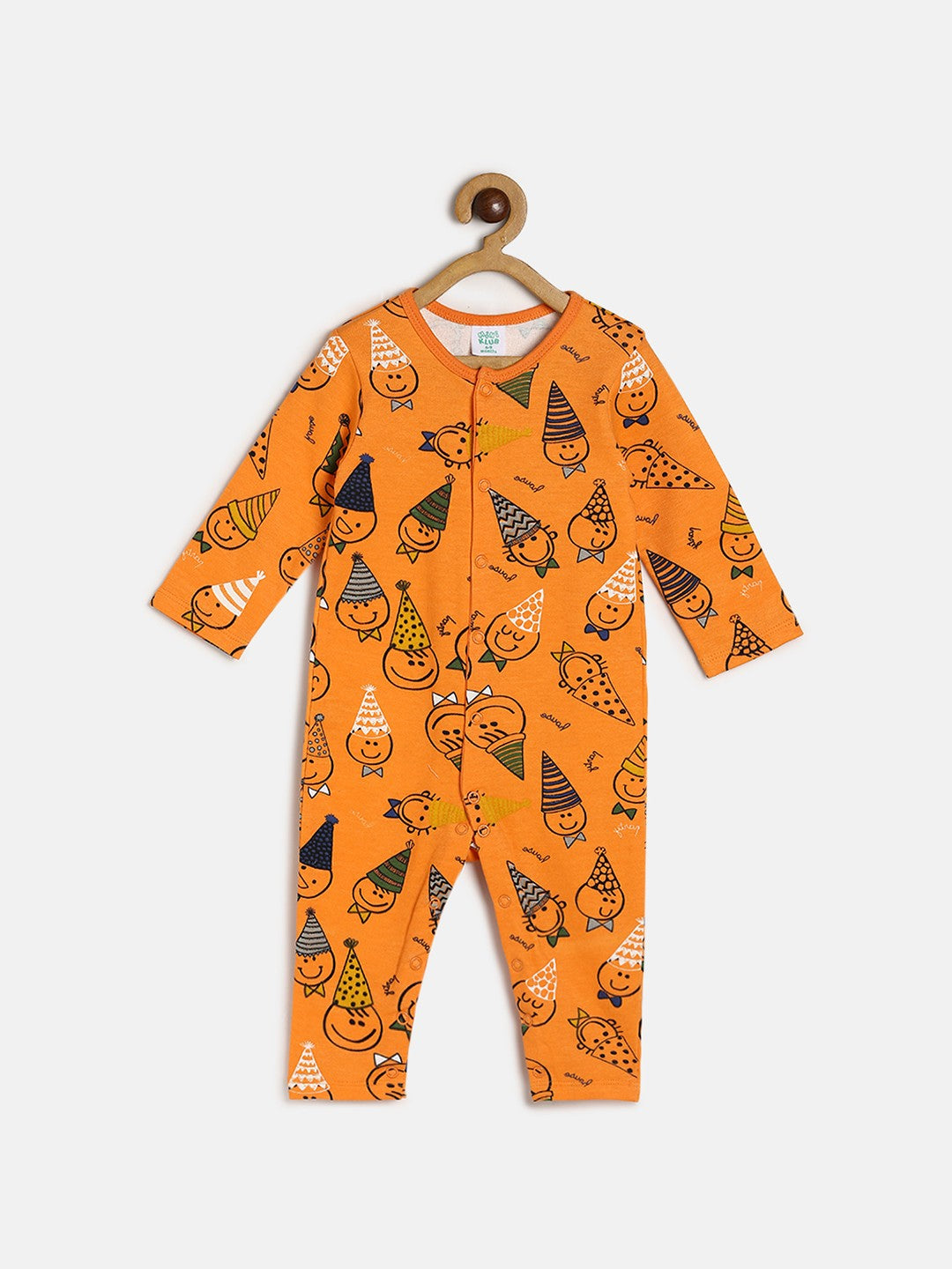 Boys Pack Of 2 Romper - Blue/Orange