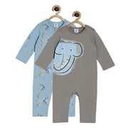 Boys Multicolor Pack Of 2 Romper