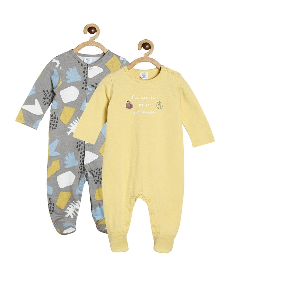 Boys Multicolor Pack Of 2 Sleep Suit