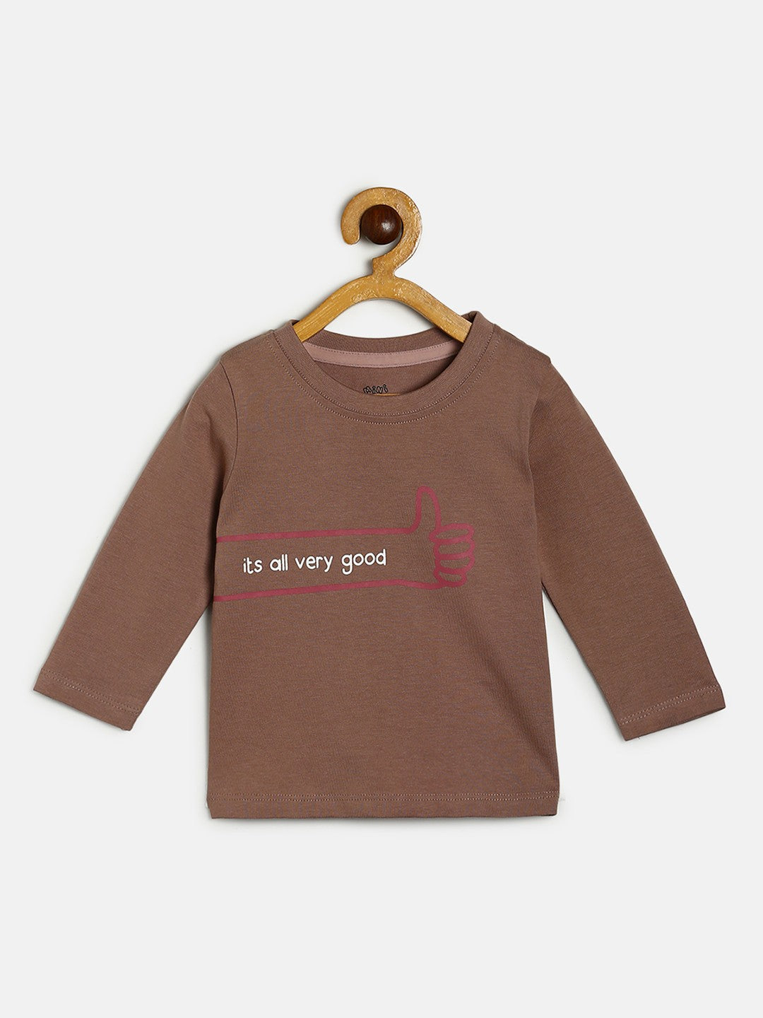 Boys Pack Of 3 T-Shirt - Brown/ Marshmallow/ Maroon