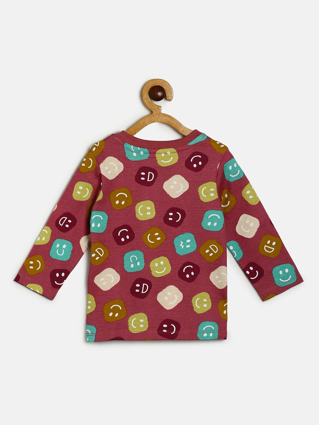 Boys Pack Of 3 T-Shirt - Brown/ Marshmallow/ Maroon