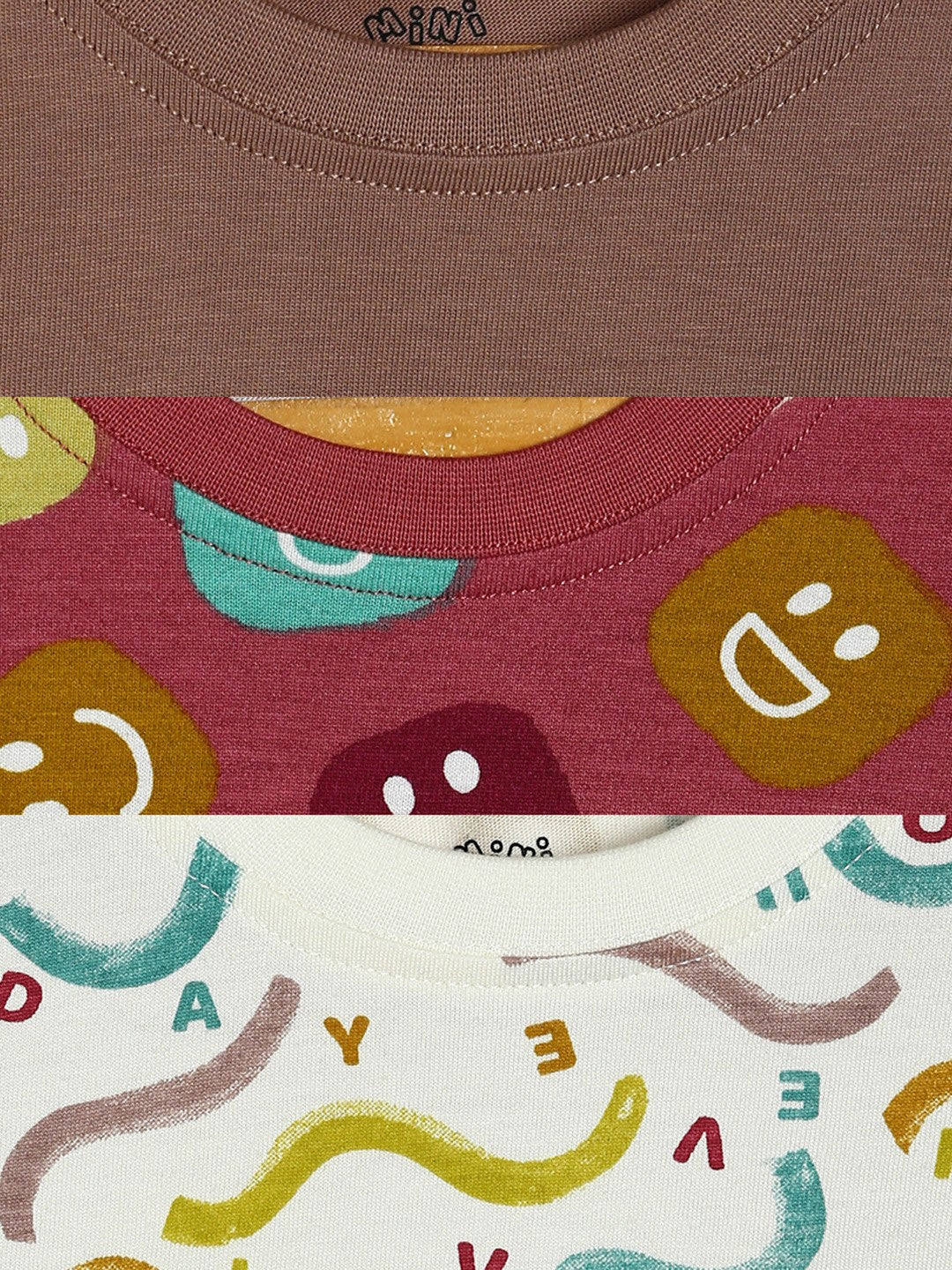 Boys Multicolor Pack Of 3 T-Shirt