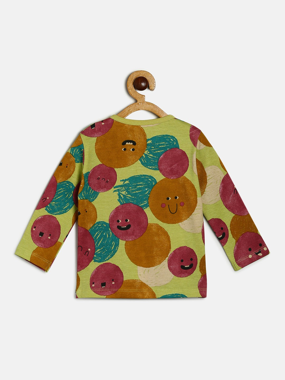 Baby Boys Red, Cream and Green Cotton Printed T-Shirt Pack of 3 Regular Fit Casual Wear Tees