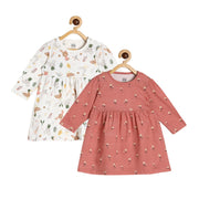 Girls Multicolor Pack Of 2 Dress