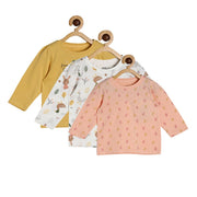 Girls Multicolor Pack Of 3 Knit Top