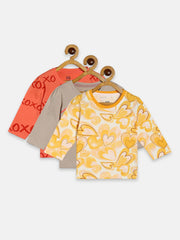 Girls Multicolor Pack Of 3 Knit Top